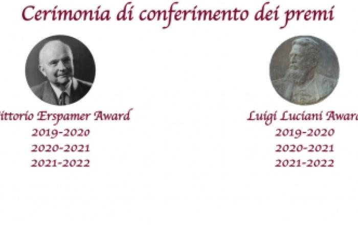 Premiazione Erspamer e Luciani Awards — 28 Giugno 2023