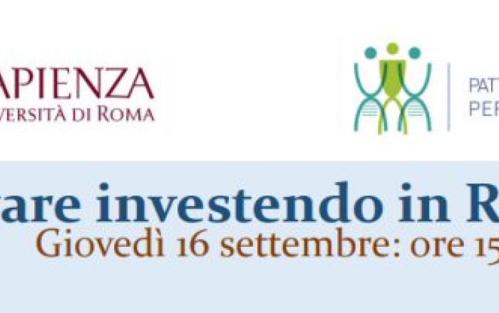 Innovare investendo in Ricerca - 16 Settembre 2021