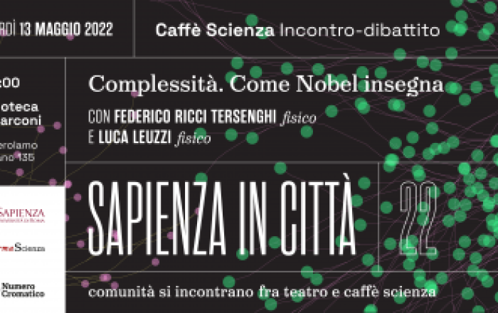 Complessità. Come Nobel insegna - 13 Maggio 2022