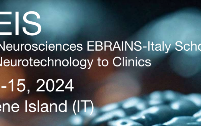 APPLIED NEUROSCIENCES SCHOOL/ANEIS LINKING NEUROTECHNOLOGY TO CLINICS EBRAINS-ITALY - 9-15 Settembre 2024