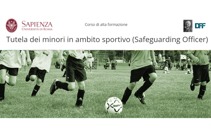 Corso di Alta Formazione: Tutela dei minori in ambito sportivo (Safeguarding Officer)