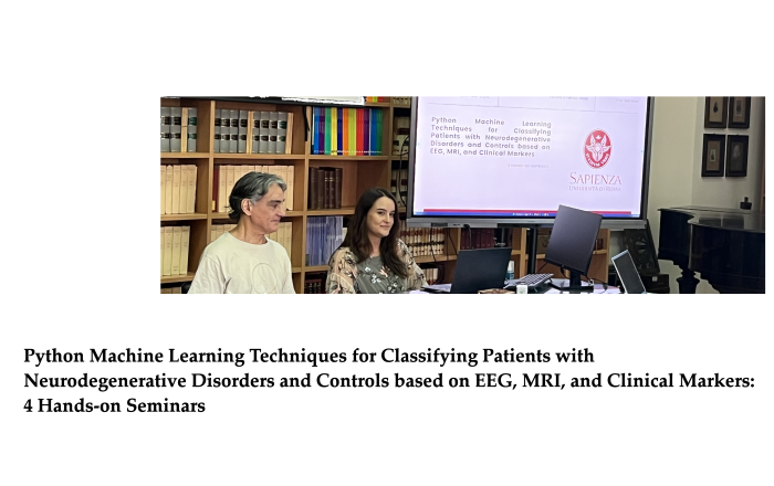 Python Machine Learning Techniques for Classifying Patients with Neurodegenerative Disorders and Controls based on EEG, MRI, and Clinical Markers: 4 Hands-on Seminars